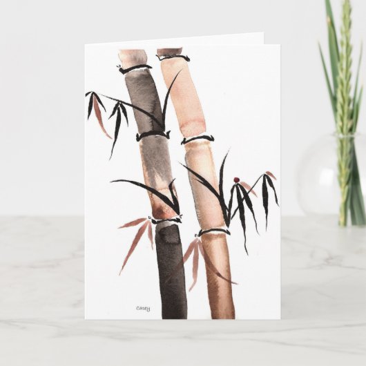 Rain Bamboo Kaart (Voorkant)