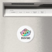 Rain-bao Funny Rainbow Dimsum Bao Pun Magneet (Insitu (Vaatwasser))