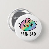 Rain-bao Funny Rainbow Dimsum Bao Pun Ronde Button 5,7 Cm (Voorkant /achterkant)