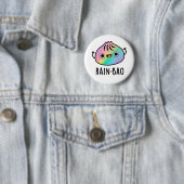 Rain-bao Funny Rainbow Dimsum Bao Pun Ronde Button 5,7 Cm (In situ)