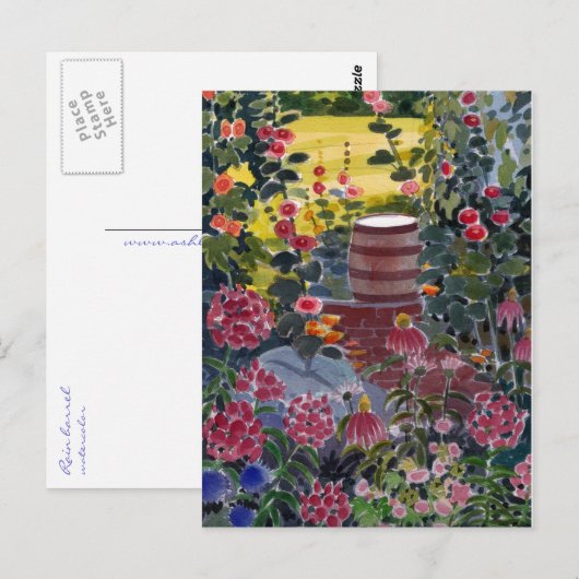 Rain Barrel Briefkaart (Voorkant / Achterkant)