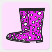 Rain Boots Sticker (Voorkant)