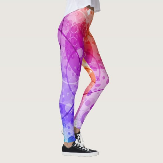 RAIN BUBBLES IN RAINBOWS LEGGINGS (Rechts)