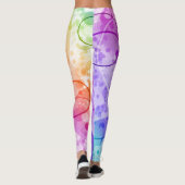 RAIN BUBBLES IN RAINBOWS LEGGINGS (Achterkant)