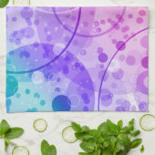 RAIN BUBBLES IN RAINBOWS THEEDOEK (Gevouwen)