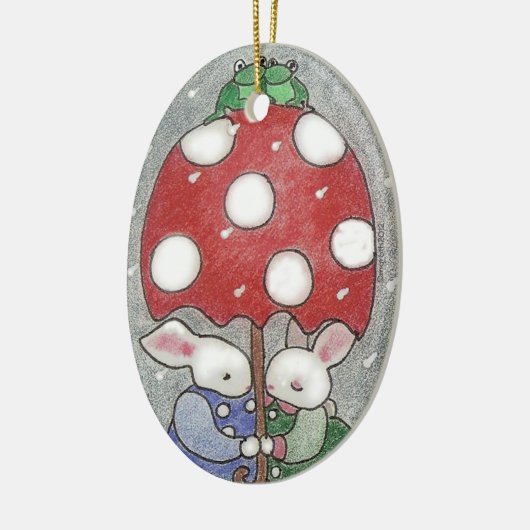 Rain Bunny Xmas Ornament (Links)