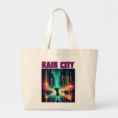 Rain City Grote Tote Bag (Voorkant)