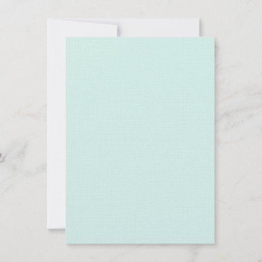 Rain Cloud Baby shower Invitation Kaart (Achterkant)