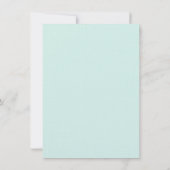 Rain Cloud Baby shower Invitation Kaart (Achterkant)