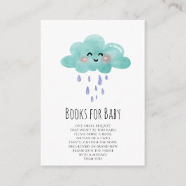 Rain Cloud Books voor Baby Meisje Kaart