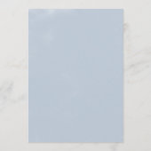 Rain Cloud Boy Baby Predictions & Advice Kaart (Achterkant)