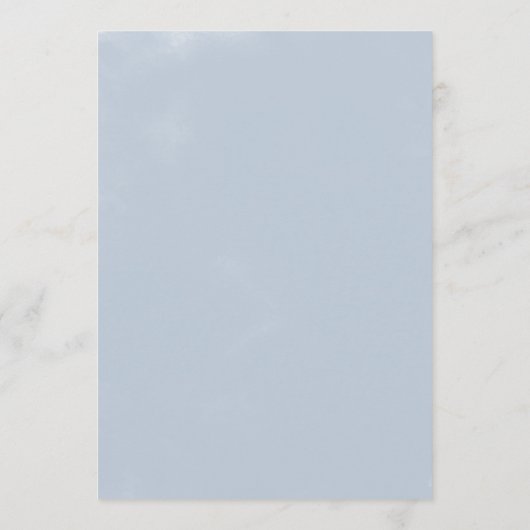 Rain Cloud Boy Baby Predictions & Advice Kaart (Achterkant)