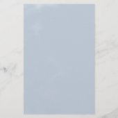 Rain Cloud Boy Baby shower Baby Naam Race Game (Achterkant)