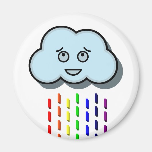 Rain Cloud Finds Relief Magneet (Voorkant)