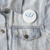 Rain Cloud Ronde Button 5,7 Cm (In situ)