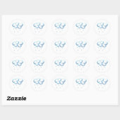 Rain Cloud Ronde Sticker (Vel)
