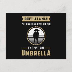 Rain Cloud Weer Paraplu Regendruppel Regenachtig g Briefkaart