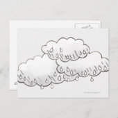 Rain Clouds Briefkaart (Voorkant / Achterkant)