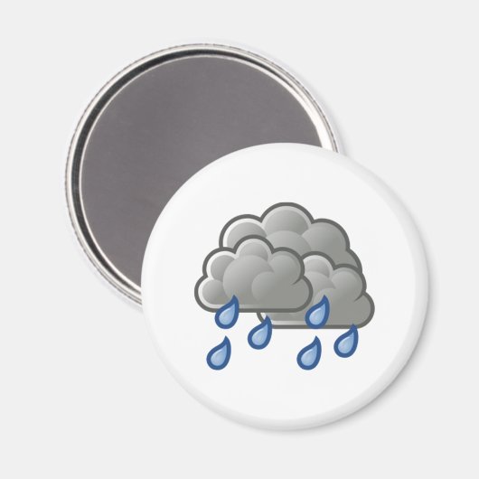Rain Clouds Magneet (Voorkant / Achterkant)