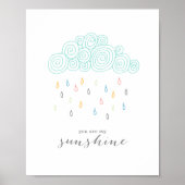 Rain Clouds Poster (Voorkant)