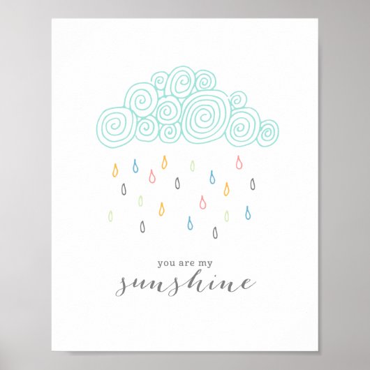 Rain Clouds Poster (Voorkant)