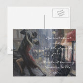 Rain Dance Briefkaart (Voorkant / Achterkant)