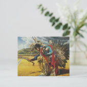 Rain Dance Briefkaart (Staand voorkant)