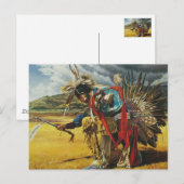 Rain Dance Briefkaart (Voorkant / Achterkant)