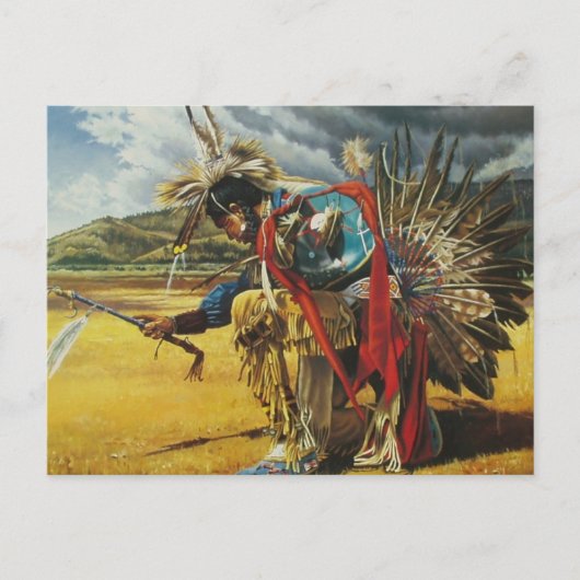 Rain Dance Briefkaart (Voorkant)