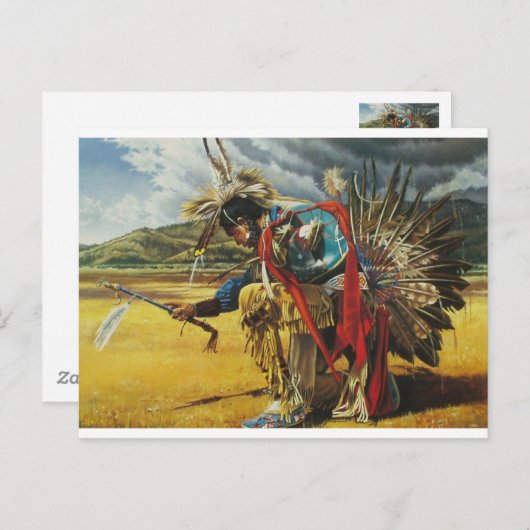 Rain Dance Briefkaart (Voorkant / Achterkant)