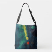 Rain Dotted Green Crossbody Tas (Achterkant)