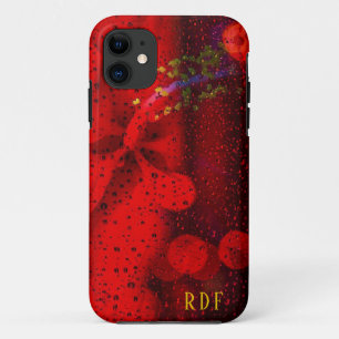 Rain Dotted Red Case-Mate iPhone Case
