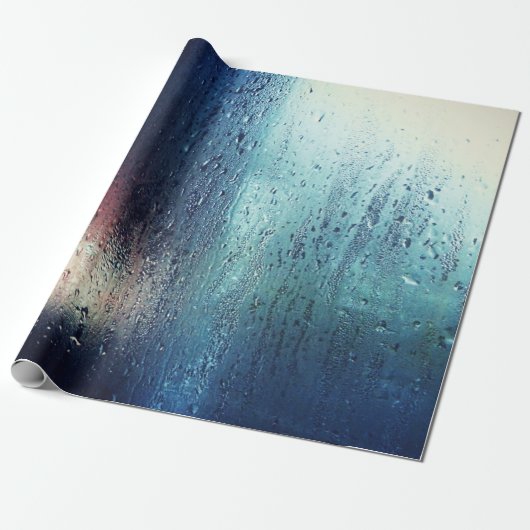 RAIN DROP OP HET VENSTER CADEAUPAPIER (Uitgerold)