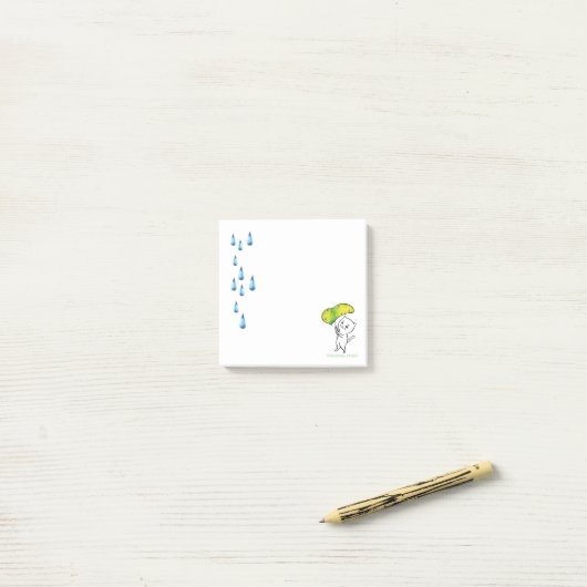 Rain drop post-it notes (Op bureau)