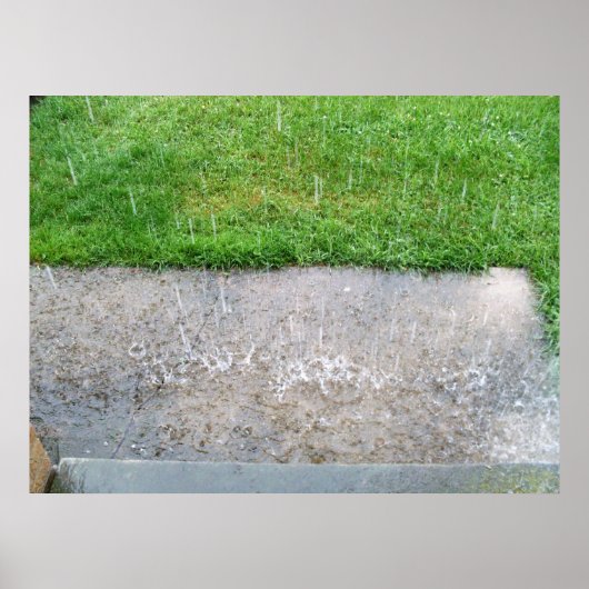 RAIN-druk Poster (Voorkant)