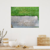 RAIN-druk Poster (Keuken)