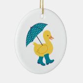 Rain Duck Keramisch Ornament (Rechts)