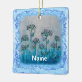 Rain Flowers Keramisch Ornament (Links)