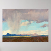 Rain for the Gulf by Maynard Dixon Poster (Voorkant)