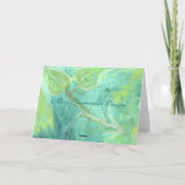 Rain Forest Haze Champagne Dankkaart Bedankkaart (Achterkant)