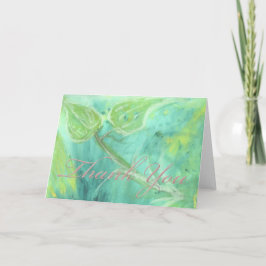 Rain Forest Haze Champagne Dankkaart Bedankkaart