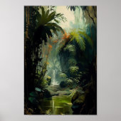 Rain Forest, Tropical Nature Wall Art Poster (Voorkant)
