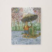 Rain Gnome Puzzle Legpuzzel (Verticaal)