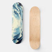 Rain Hail Migrating Birds Snow Mountains Scenery Persoonlijk Skateboard (Voorkant)