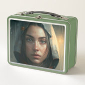 Rain hood girl (Voorkant)