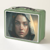 Rain hood girl (Achterkant)