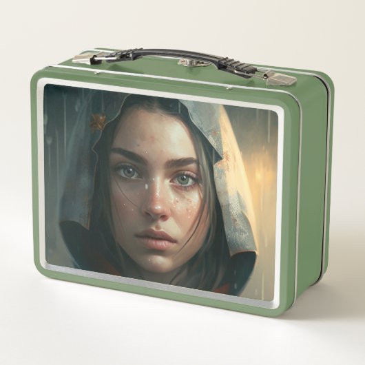 Rain hood girl (Achterkant)