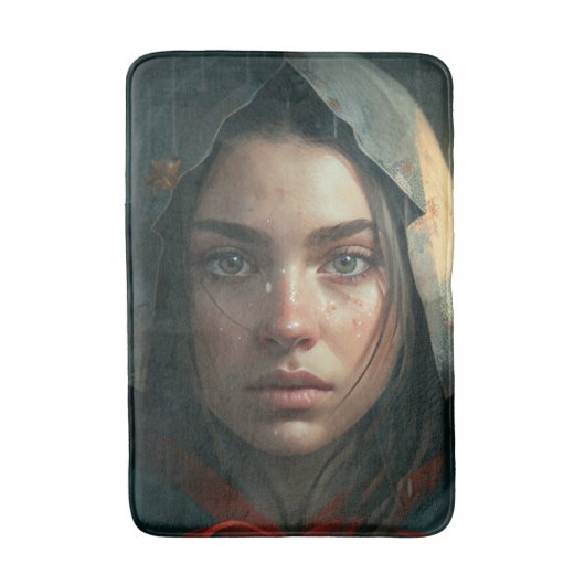 Rain hood girl badmat (Voorkant Verticaal)