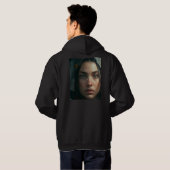 Rain hood girl hoodie (Achterkant volledig)
