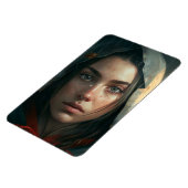 Rain hood girl magneet (Linkerzijde)
